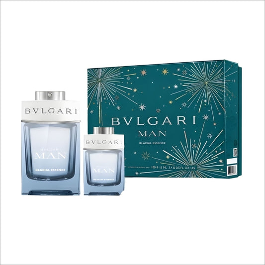 SET GLACIAL ESSENSE - EDP 3 4 + 5.0 Oz - Men Fragrances