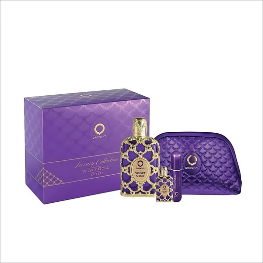 SET ORIENTICA VELVET GOLD - EDP 2.7 Oz. - Gift Sets